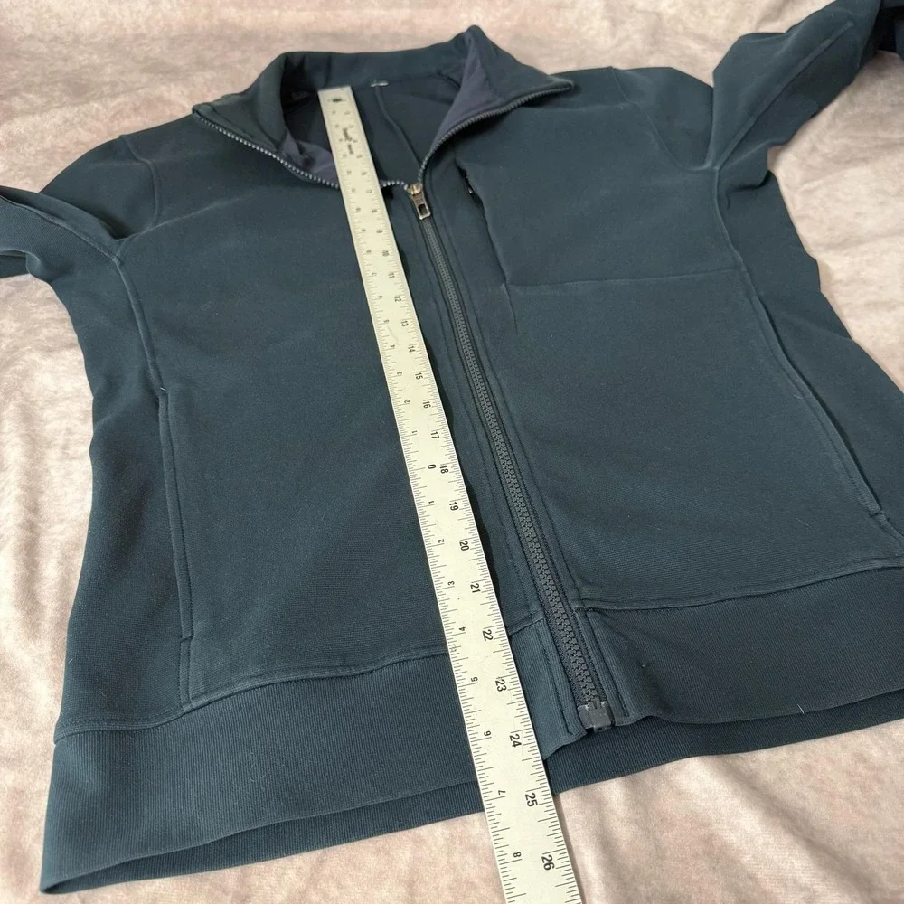 Lululemon Jacket Mens Small‎ Green Full Zip Softshell Track Running Athletic
